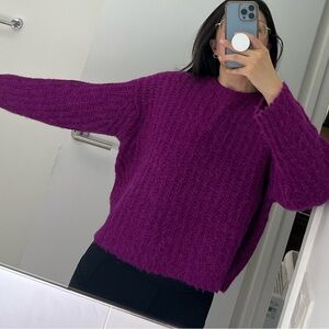 NWOT IRO pink magenta alpaca sweater